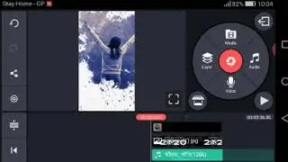 How to creat status video editing for kine master bangla tutorial | facebook status video editing