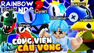 Mình đã GẶP Cyan và Yellow?? Đánh Bại CÔNG VIÊN QUÁI VẬT CẦU VÒNG trong Rainbow Friends 2 | Roblox
