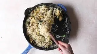 20 minute lemon butter pasta with ricotta and spicy breadcrumbs