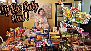 Two Week Large Family Grocery Haul ! Stocking Up Before Baby👶