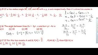 Mathematics Class XII Solved Paper 23