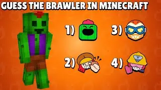 GUESS THE BRAWLER IN MINECRAFT | Brawl Stars Quiz