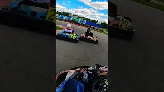 Двойной обгон / Double overtake  #automobile #картинг #racing