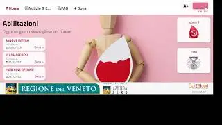 Portale Donatore: storico e informazioni personali