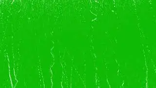 RAIN DROPS EFFECT - BLACK BACKGROUND AND GREEN SCREEN