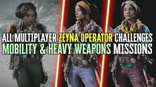 ALL ZEYNA OPERATOR MISSIONS (Mobility & Heavy Weapons) Challenges Season 3 Black Ops Cold War