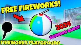 HOW TO FIND ALL BEACHBALLS IN FIREWORKS PLAYGROUND?! | 2024 Summer Update