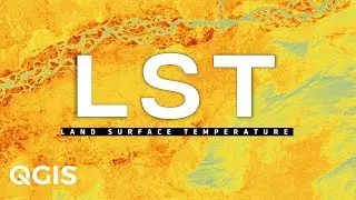 Land Surface Temperature  | Calculate LST in QGIS #qgis #temperature