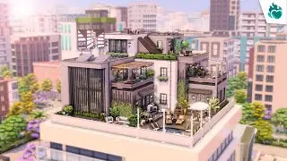 Roommates Penthouse 🏙️ // The Sims 4: Lovestruck // Speed Build // No CC 