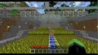 Minecraft Automated Farms - Melon/Pumpkin, Sugar, Wheat And Cactus
