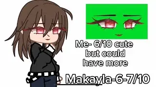 Green screen gacha faces ||rating with 