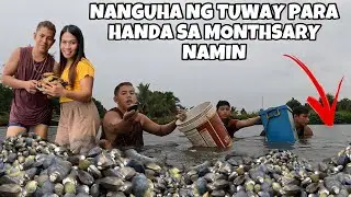 NANGUHA NG TUWAY AT TALABA PARA IHANDA SA MONTHSARY NAMIN