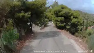 Small road to a beach