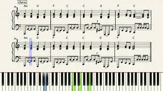 Let It Be - The Beatles | Piano Sheet Music (w/solo)