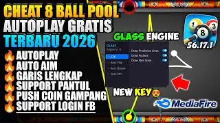 AutoPlay Gratis❗CHEAT 8 BALL POOL MOD APK TERBARU 2026 GLASS ENGINE GARIS PANJANG NO ROOT