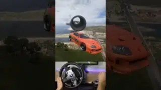 unbelievable toyota supra MK4 stunt⚡️.#forzahorizon5 #shorts #funny
