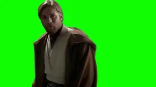 May the Force be with you - Green Screen