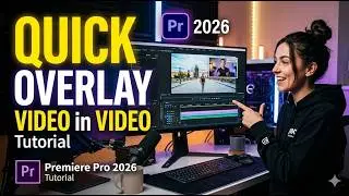 Premiere Pro: QUICK Overlay Video Tutorial  (Video in Video) - اردو / हिंदी