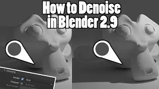 How to DENOISE your renders in Blender 2.9! | Quick and Easy Tutorials | Blender 2.9