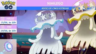 Nihilego em Reides de cinco estrelas | Pokémon GO
