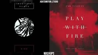 Riding with fire | Twenty one pilots x Sam Tinnesz & Yacht Money | Mashup