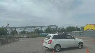 Разворот с использованием прилегающей территории.