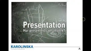 Presentation av resultat
