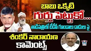 బాబు ఒక్కటి గుర్తు పెట్టుకో.! YCP Leader Sankar Narayana Reaction On TDP Rowdies Attack In Tadipatri