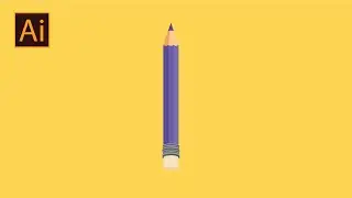 Adobe illustrator tutorial - How to create a pencil in illustrator