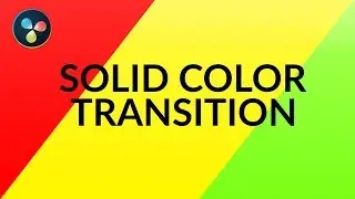 SOLID COLOR TRANSITION DAVINCI RESOLVE 16  | TUTORIAL DAVINCI RESOLVE INDONESIA