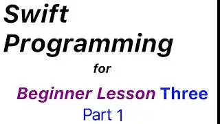 Switch in swift  (Lesson 3 Part 1)