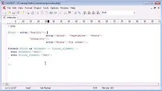 Beginner PHP Tutorial   41  For each statement computer  tips and triks pro