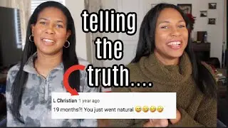 We'll Transition To Natural When THIS Happens| Reacting To Comments About Our Relaxed Hair