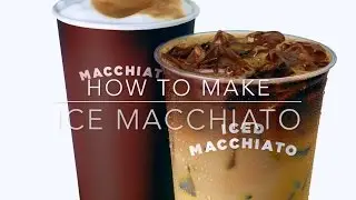 How to make Ice macchiato at Dunkin Donuts and more?!training tutorial by professional