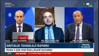 BENGÜTÜRK TV | Doç. Dr. Ali Murat Kırık | Haftanın Teknoloji Raporu (28 Ağustos - 3 Eylül 2023)