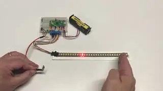 Time of flight distance sensor running on a Raspberry Pi Pico with an LED strip