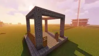 Minecraft basic parcore build.