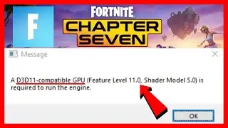 Fortnite A D3D11 Compatible GPU Is Required to Run the Engine (2026 FIX)