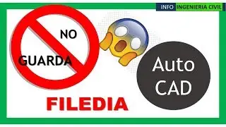 😎👉100% Solved 2019 | AutoCAD WON'T SAVE [FILEDIA Command] | AUTOCAD Tricks