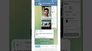How To Convert Image To PDF📄|| Telegram Bot || #shorts #viral  #pdf
