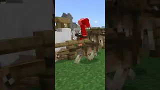 Quando dar spawn de lobo perto da minha crianção de ovelha!!     #minecraft #shorts #viralvideo