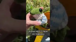 ЧТО В МОЕМ РЮКЗАКЕ? Ну тут итак все понятно 😂🐸 #whatsinmybag #knitted #frog #ozon