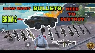 How many BULLETS you need to destroy new vehicle BRDM-2 in pubg mobile /ep1
