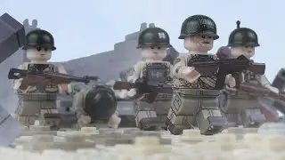 3 WW2 Battles in Lego stop motion