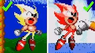 Super Sonic Red ~ Sonic 2 Absolute mods ~ Gameplay