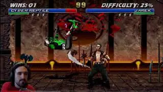 Некрозный Кибер Рептилия Mortal Kombat Project Обзор Часть 1