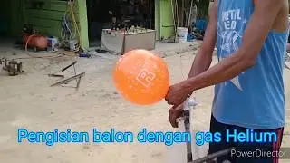 Experiment Membakar Balon Gas Helium. Meledak Super Keras