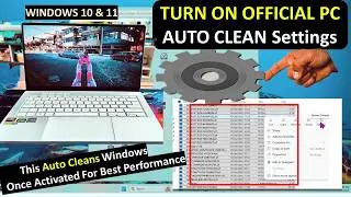 Enable Built-in PC Auto Cleaner for Faster Windows Performance