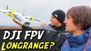 ✅ Эпичный DJI FPV Longrange Тест Самолета c Саней Areyouroo! Как Далеко  Удалось Улететь? ✈️🔥