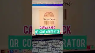 Super simple Canva hack 👉 QR code generator in Canva! 
